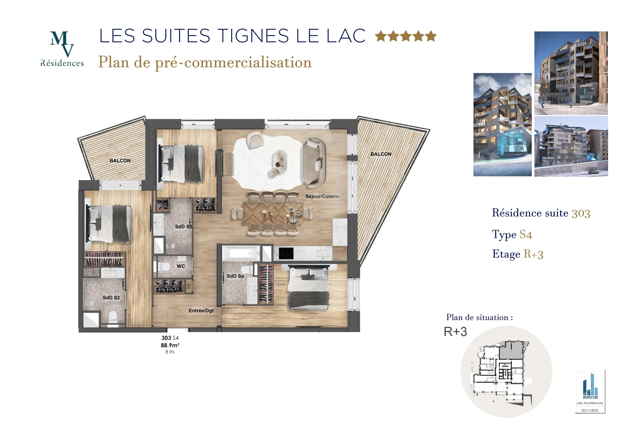 Plan du lot 303